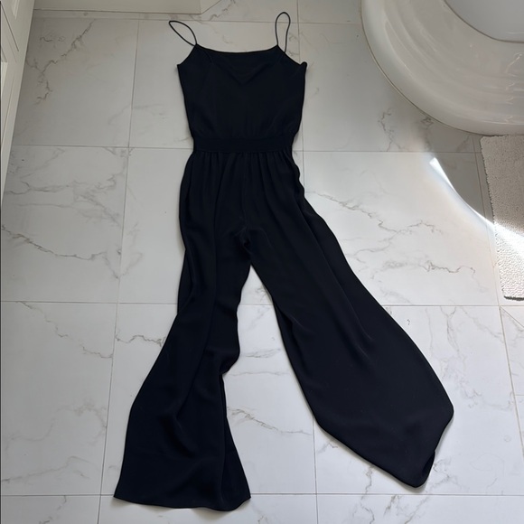 Theory Black Silk spaghetti strap jumpsuit - Picture 5 of 5